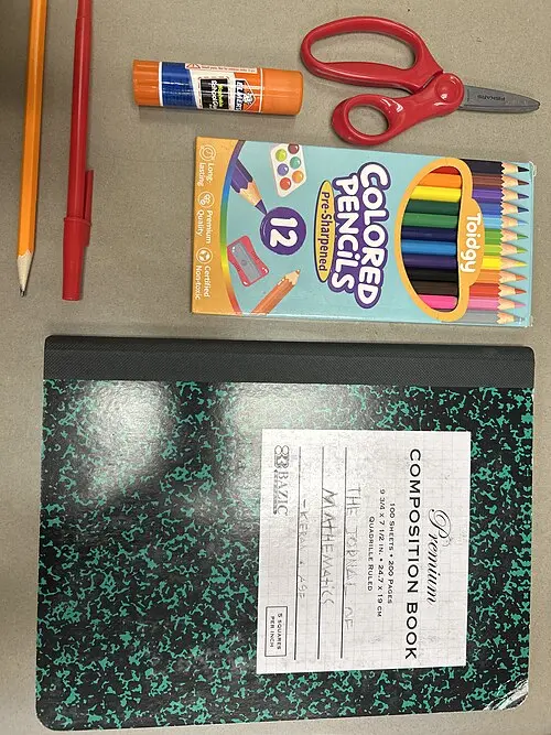school supplies image